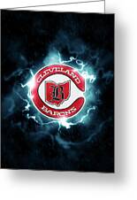 Hockey Cleveland Barons NHL Art Drawing by Leith Huber - Pixels
