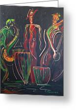 Jazz Cubano 1 Greeting Card Jazz Cubano 1 Greeting Card