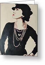 Madame Coco Chanel Portrait Of Gabrielle Bonheur Painting by