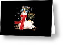 Happy Hanukkah Llamakkah Llama Menorah Alpaca Jewish Holiday Zip