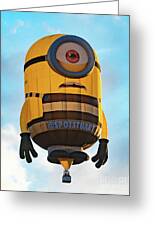 Roei uit Middelen zwavel Minion Hot Air Balloon Throw Pillow by Colin Rayner - Pixels