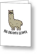 [Zum SALE-Preis angeboten] No Drama by Funny Pixels EQ - Alpaca Lover Poster Llamas Llama Designs