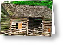 Old Log Barn Photograph by Rick Davis - Pixels