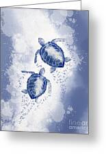 Sea Turtle Couple Shower Curtain