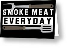 Smoke Meat Every Day Cook BBQ Grill Gifts For Meat Smoking by Tom Publishing