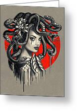 Snake Head Girl Medusa by Ben Krefta