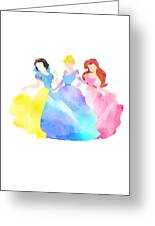 Snow White, Cinderella, Ariel by Mihaela Pater