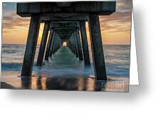 Sun Centered Under Venice Fishing Pier, Florida 3 Photograph by Liesl Walsh  - Fine Art America