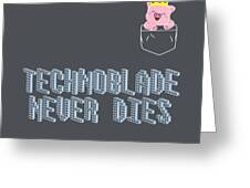 Technoblade Never Dies Cosplay Video Gamer Merch Sticker for Sale
