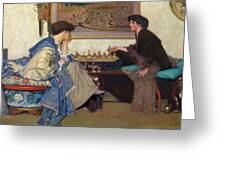 The Chess Game Painting by Emile Vloors - Pixels