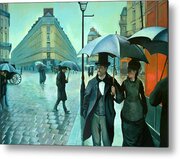 Paris Street Rainy Day Painting By Jose Roldan Rendon