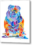 English Bulldog Whimsical Colors Painting by Jo Lynch | Fine Art America
