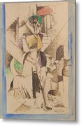 A Complex Composition Of Abstract Shapes And Lines Forms A Chaotic And Intriguing Scene That Defies Metal Print A Complex Composition Of Abstract Shapes And Lines Forms A Chaotic And Intriguing Scene That Defies Metal Print