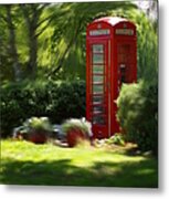 Booth At The Park Metal Print