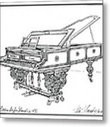 Bosendorfer Centennial Grand Piano Metal Print