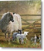 By The Gate Metal Print