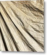 Creased Plastic Cover Metal Print