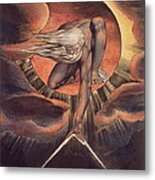 Frontispiece From Europe, A Prophecy By William Blake Metal Print