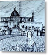 Italian Fantasies. Siena Metal Print