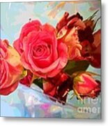 Roses 4 Lovers Metal Print