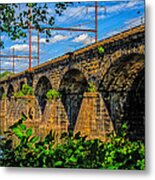 Trenton Railroad Bridge Metal Print