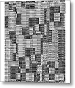 029 Knitted Squares Metal Print