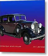 1938 Rolls Royce Limousine Metal Print
