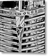 1939 Chevrolet Coupe Grille Emblem Metal Print
