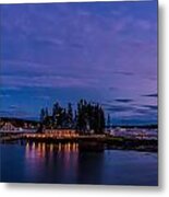 Late Afternoon In Boothbay Harbor. Metal Print