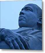 A Blue Martin Luther King - 1 Metal Print