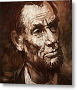 Abraham Lincoln Metal Print
