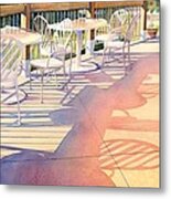 Afternoon Shadows At Les Bourgeois Metal Print