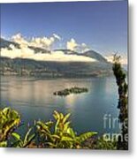 Alpine Lake With Island #1 Metal Print