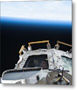 Astronaut In The International Space #1 Metal Print