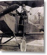 Bessie Coleman, American Aviator Metal Print