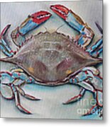 Blue Crab #3 Metal Print