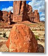 Butte And Boulders #2 Metal Print