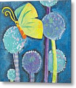 Butterfly And The Dandies #1 Metal Print
