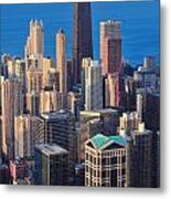 Chicago Aerial View #1 Metal Print