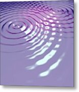 Circular Wave Interference #1 Metal Print