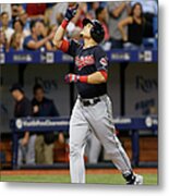 Cleveland Indians V Tampa Bay Rays Metal Print