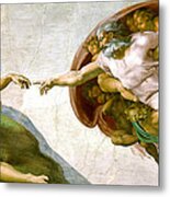 Creation Of Adam  #1 Metal Print