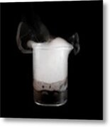 Decomposition Of Hydrogen Peroxide #1 Metal Print