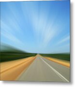 Defocused Road #1 Metal Print