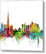 Dubai Skyline #1 Metal Print