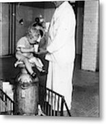 Ellis Island Milkman, 1925 #1 Metal Print