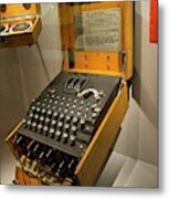 Enigma Code Machine #1 Metal Print