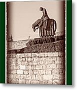 Frohliche Weihnachten With St Francis #2 Metal Print