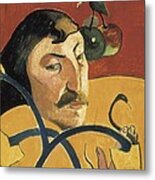 Gauguin, Paul 1848-1903. Self-portrait #1 Metal Print
