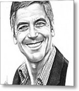 George Clooney #1 Metal Print